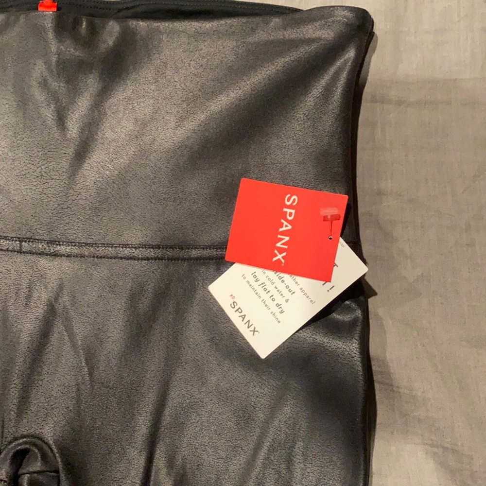 NWT Spanx faux leather leggings